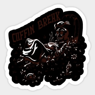 Coffin Break Sticker